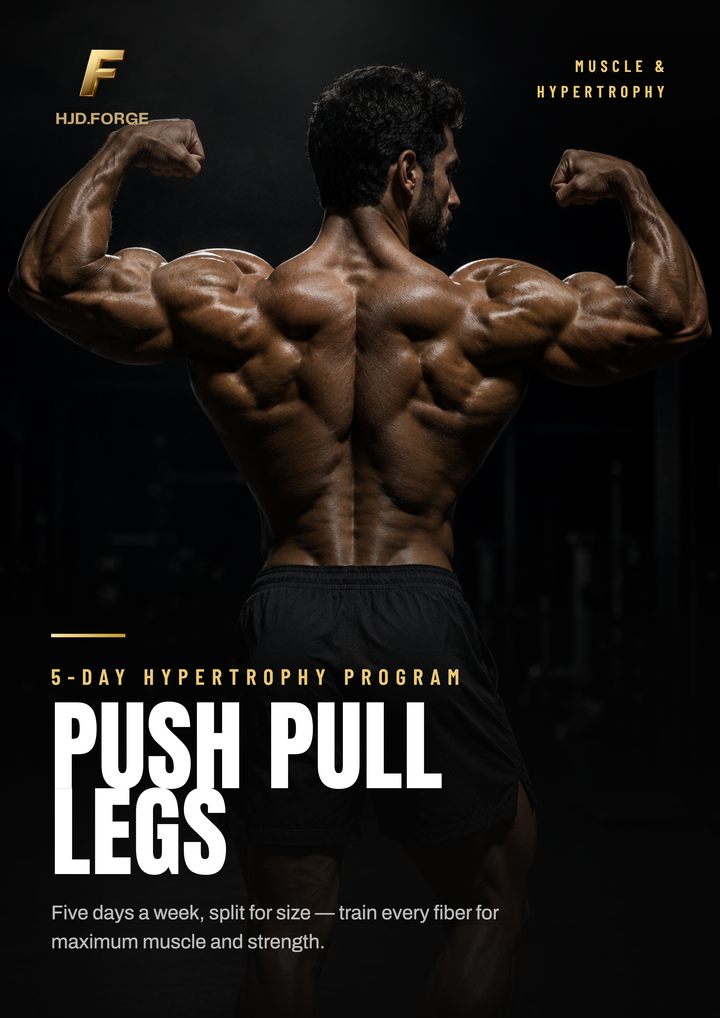 Push, Pull, Legs 5 days a week